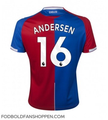 Crystal Palace Joachim Andersen #16 Hjemmebanetrøje 2023-24 Kortærmet